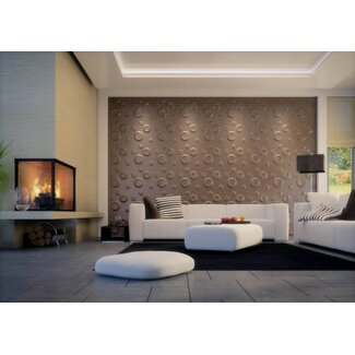Vidella 3D Wandpaneel Champagne (pak à 2 m2)
