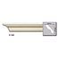 Grand Decor Plafondlijst P931 / K242 (55 x 50 mm), polyurethaan, lengte 2 m