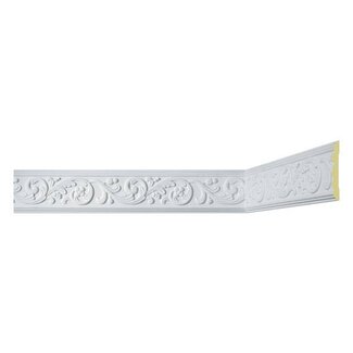 Bovelacci Classicstyl C3012 (125 x 16 mm), lengte 2 m, Polyurethaan stootvast