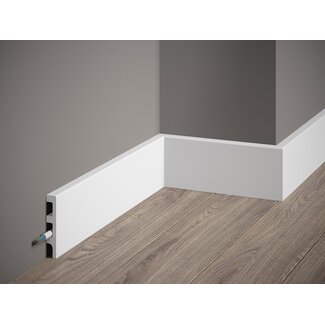 Lijst & Ornament Plint MD014 (80 x 14 mm), lengte 2 m
