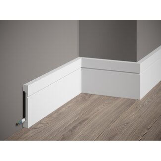 Lijst & Ornament Plint MD356 (110 x 15 mm), lengte 2 m
