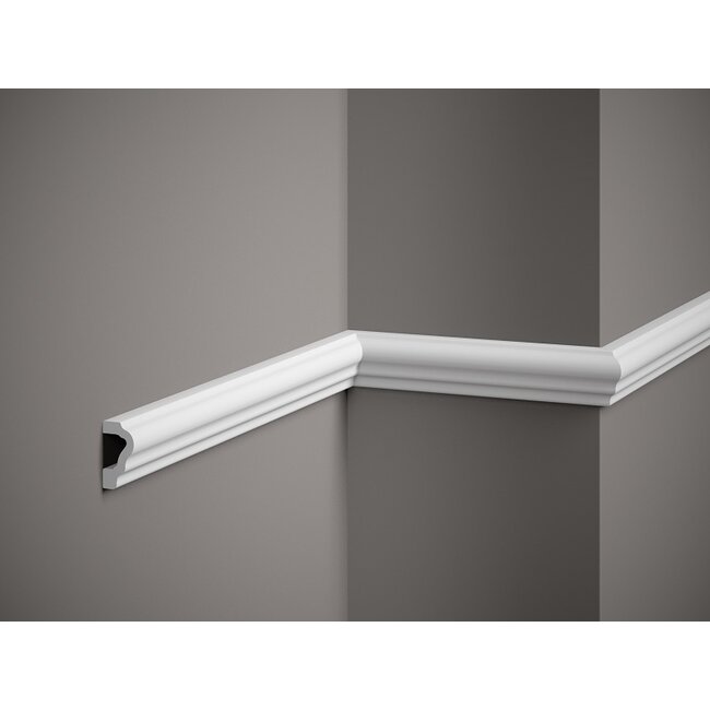Lijst & Ornament Plint MD255 (39 x 20 mm), lengte 2 m