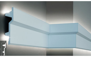 Grand Decor KF707 (179 x 45 mm), lengte 2 m, PU - LED sierlijst voor indirecte verlichting