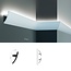 Grand Decor Polyurethaan - LED sierlijst voor indirecte verlichting, KF502 (75 x 36 mm), lengte 2 m