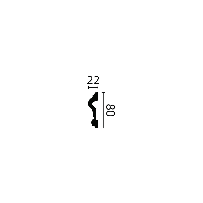 NMC Arstyl Z32 (80 x 20 mm), lengte 2 m