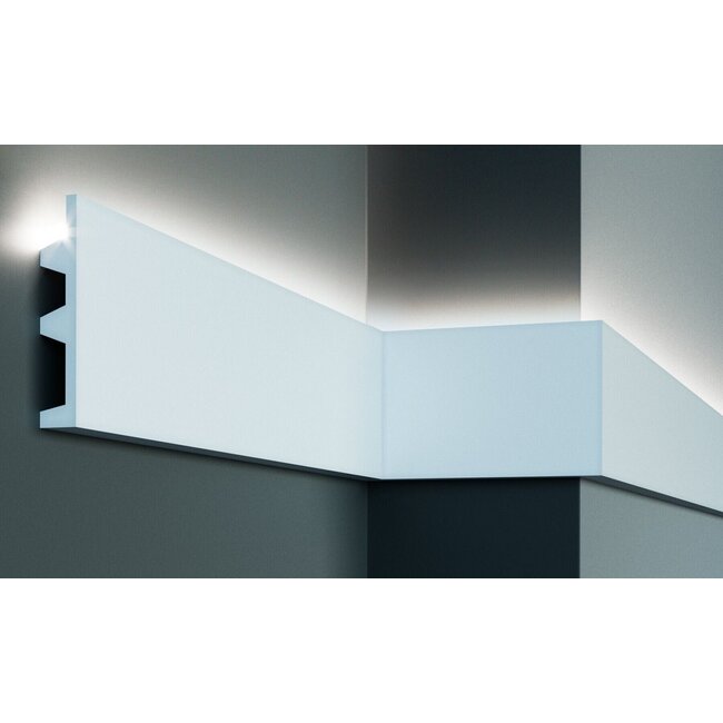 Grand Decor Polyurethaan - LED sierlijst voor indirecte verlichting, KF505 (142 x 25 mm), lengte 2 m
