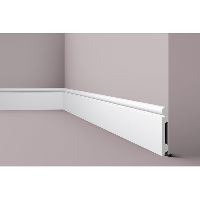 NMC Wallstyl / Floorstyl FL4 (150 x 20 mm), lengte 2 m (NMC Plint Drago)