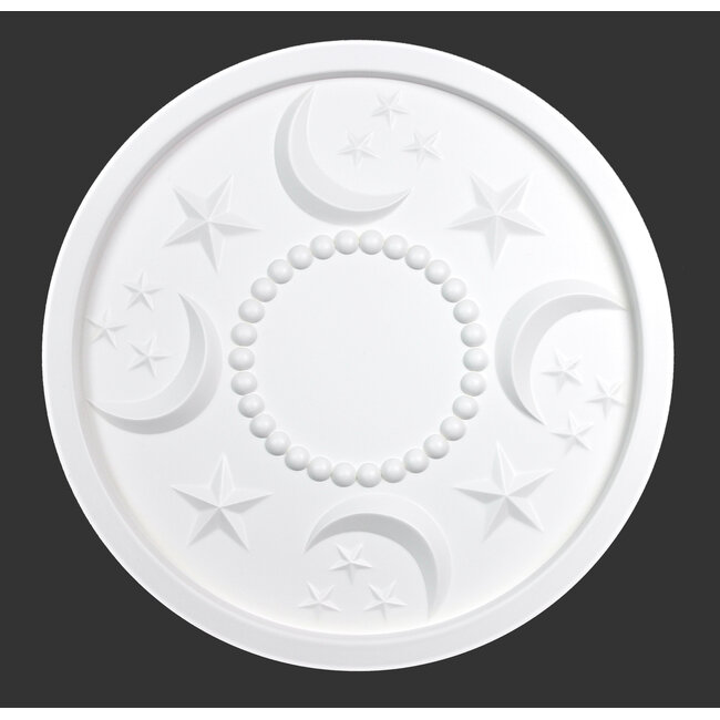 Grand Decor Rozet MOON AND STARS diameter 46,0 cm babykamer / kinderkamer