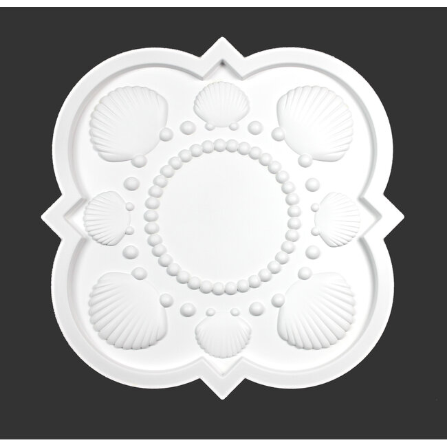 Grand Decor Rozet SEASHELL diameter 56,0 cm babykamer / kinderkamer