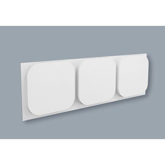 NMC 3D Wallpanel Icon (1135 x 380 x 45 mm) - 3 Wandpanelen