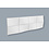 NMC 3D Wallpanel / Wandpaneel Bump Polyurethaan (1135 x 380 x 43 mm) - 3 wandpanelen