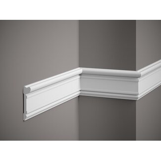 Lijst & Ornament Plint MD357 (92 x 22 mm), lengte 2 m OP=OP