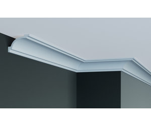 HEXIMO Platte Lijsten, XPS Piepschuim Droogbouw Lijsten Voor Muur Plafondafsluitprofiel Plafondlijsten Piepschuimlijsten Plafonds En Wandframes 20 4 Meter Hfl 5 682014771