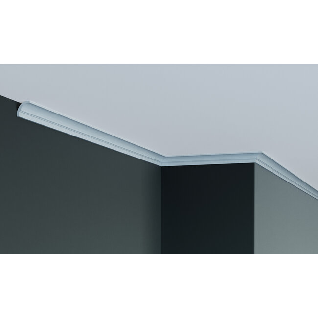 Grand Decor Kroonlijst  P922 / K231  (40 x 40 mm), polyurethaan, lengte 2 m
