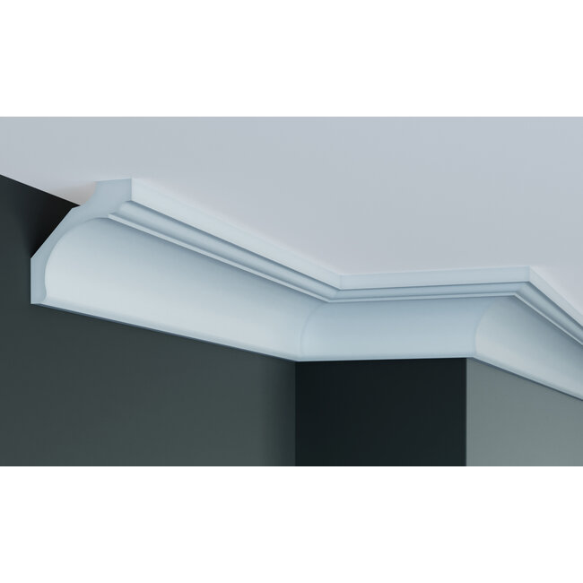 Grand Decor Kroonlijst P935 / K251 (90 x 85 mm), polyurethaan, lengte 2 m