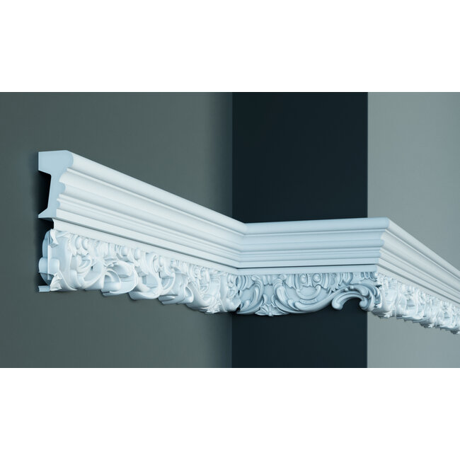 Grand Decor CR708 (138 x 40 mm), lengte 2 m, Polyurethaan stootvast