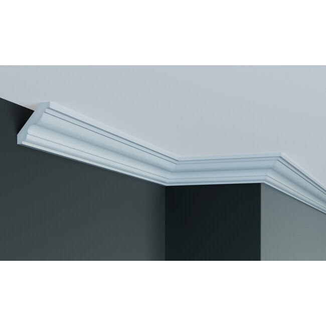 Grand Decor Plafondlijst P931 / K242 (55 x 50 mm), polyurethaan, lengte 2 m