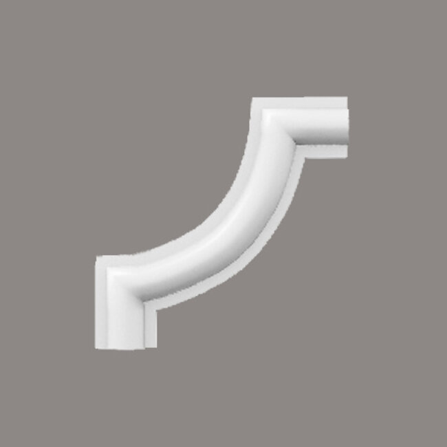 Grand Decor CR954B / M220-2   hoekbochten (80 x 80 mm), polyurethaan, set (4 hoeken)