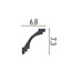 Grand Decor Kroonlijst P807 (73 x 68 mm),polyurethaan, lengte 2 m