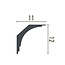 Grand Decor Kroonlijst P907 / K204 (110 x 120 mm), polyurethaan, lengte 2 m