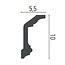 Grand Decor Kroonlijst P923 / K232 (100 x 55 mm), polyurethaan, lengte 2 m