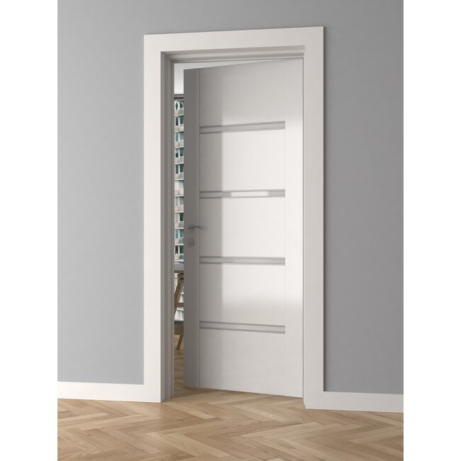Lijst & Ornament Architraaf / Deurlijst /Plint MD009 (100 x 17 mm), lengte 2 m