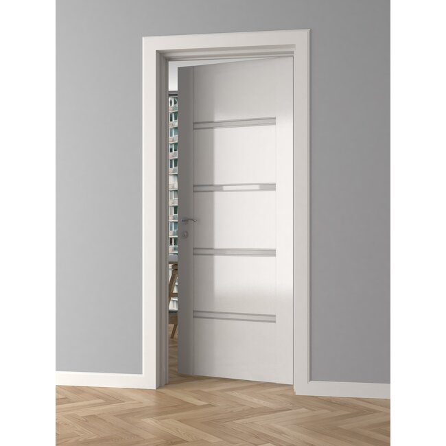 Lijst & Ornament Architraaf / Deurlijst / Plint MD258 (81 x 10 mm), lengte 2 m