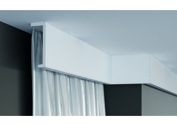 Grand Decor Kroonlijst voor gordijnen – kooflijst voor een nette plafondafwerking