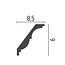 Grand Decor Kroonlijst P946 / K215 (85 x 90 mm), polyurethaan, lengte 2 m