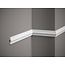 Lijst & Ornament Plint MD026 (45 x 15 mm), HDPS, lengte 2 m