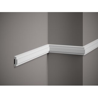 Lijst & Ornament Plint MD317 (45 x 15 mm), lengte 2 m