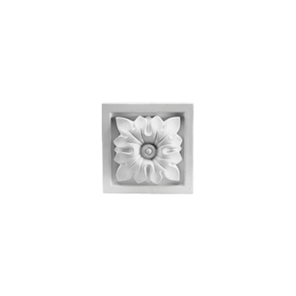 Grand Decor Ornament D401 (9 x 9 х 2,6 cm), polyurethaan