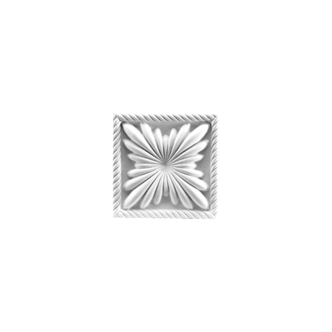 Grand Decor Ornament D400 (11 x 11 х 2,8 cm), polyurethaan