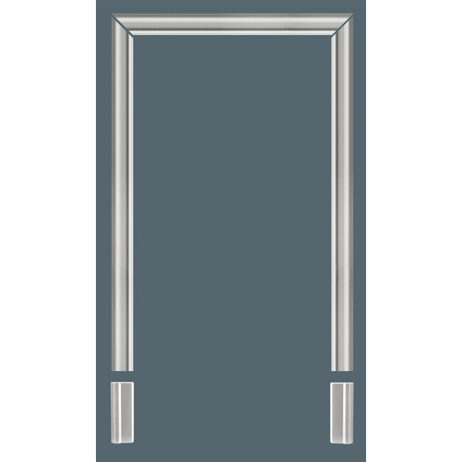 Grand Decor Wandlijst / Deuromlijsting D480 (94 x 33 mm) polyurethaan, lengte 200 cm