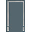 Grand Decor Wandlijst / Deuromlijsting D480 (94 x 33 mm) polyurethaan, lengte 200 cm