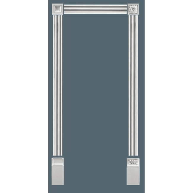 Grand Decor Platte plint CR779 (76 x 20 mm) polyurethaan, lengte 2 m