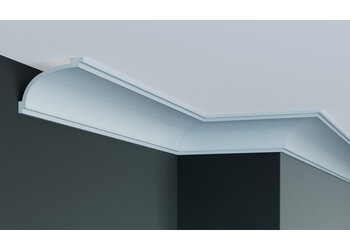 Grand Decor Kroonlijst P893 (90 x 65 mm), polyurethaan, lengte 2 m