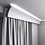 Grand Decor Gordijnprofiel Polyurethaan - LED sierlijst voor indirecte verlichting, KF801 (120 x 60 mm), lengte 2 m