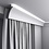 Grand Decor LED gordijnprofiel KF801 — indirecte verlichting met klassieke profielafwerking
