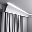 Grand Decor LED gordijnprofiel KF801 — indirecte verlichting met klassieke profielafwerking