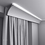 Grand Decor Gordijnprofiel Polyurethaan - LED sierlijst voor indirecte verlichting, KF802 (120 x 100 mm), lengte 2 m