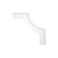 Grand Decor CR727A hoekbochten (130 x 130 mm), polyurethaan, set (4 hoeken)