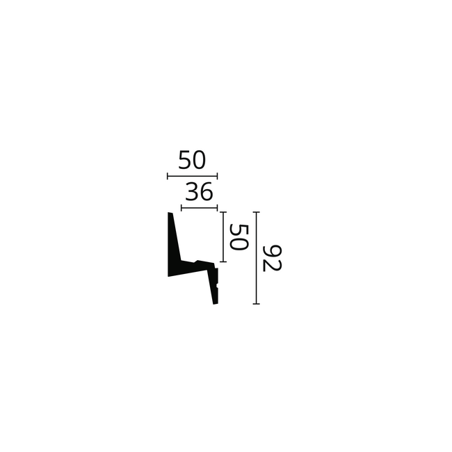NMC NMC Arstyl IL6 (92 x 50 mm), polyurethaan, lengte 2 m