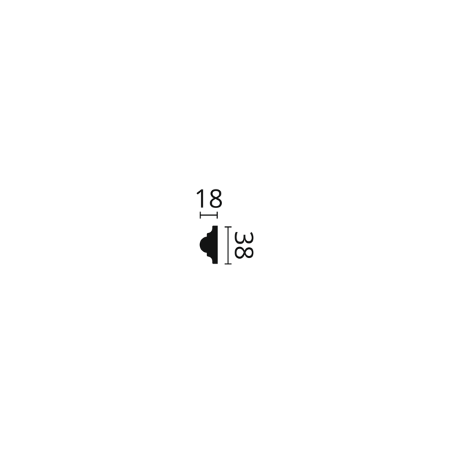 NMC Arstyl Z10 (38 x 18 mm), lengte 2 m