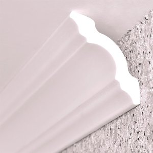 Homestar Bestel de K80 piepschuim sierlijst plafond (80x80 mm, 2 m). Lichtgewicht, eenvoudig te plaatsen en ideaal als kooflijst of plafondplint. Voordelig resultaat!
