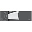 Vidella Wandlijst ST3 (120 x 15 mm), lengte 2 m