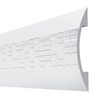 Vidella Wandlijst ST3 (120 x 15 mm), lengte 2 m