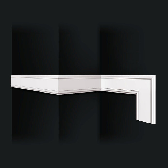 Homestar Wandlijst CW12 (60 x 8 mm), lengte 2 m