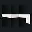 Homestar Wandlijst CW12 (60 x 8 mm), lengte 2 m