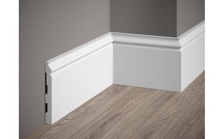 Lijst & Ornament Plint MD360 (137 x 18 mm), lengte 2 m